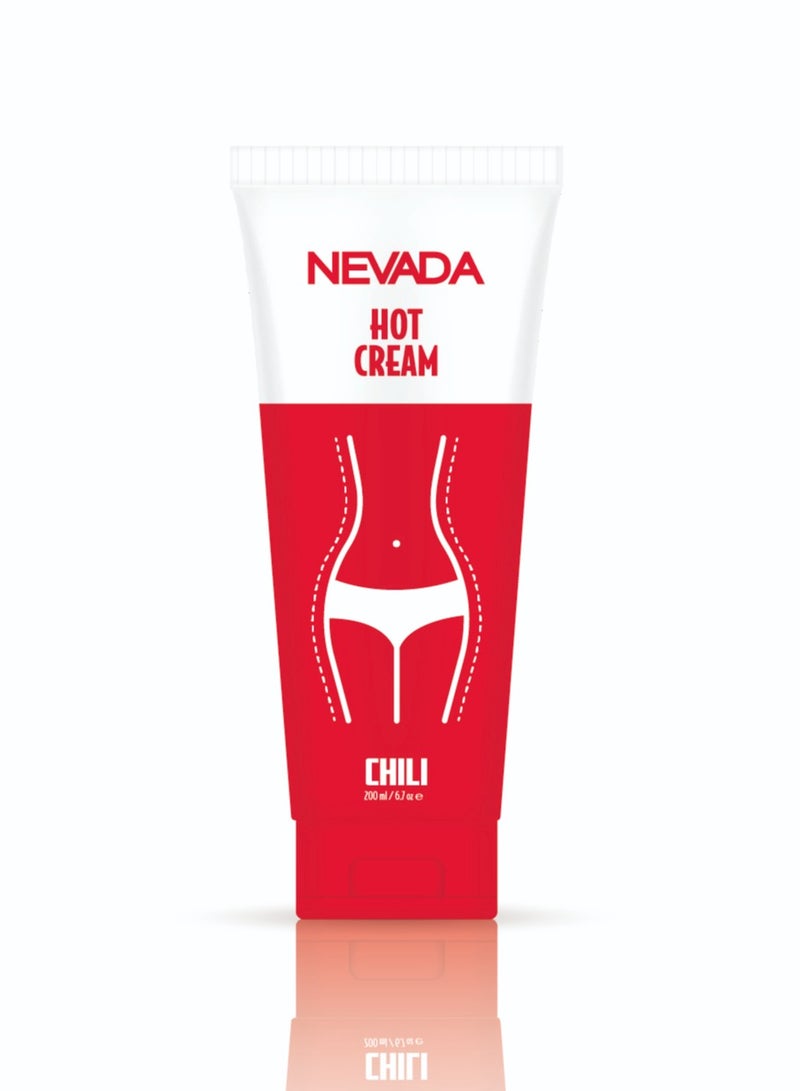 NEVADA HOT MASSAGE CREAM WITH CHILI 200ML - Image 1